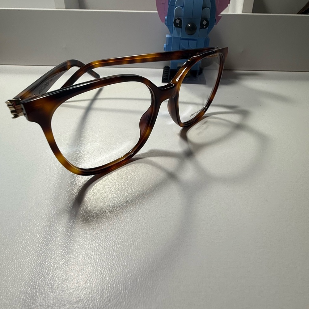 Brand New Luxury Saint Laurent M155 Havana Optical Frame - Picture 5 of 7